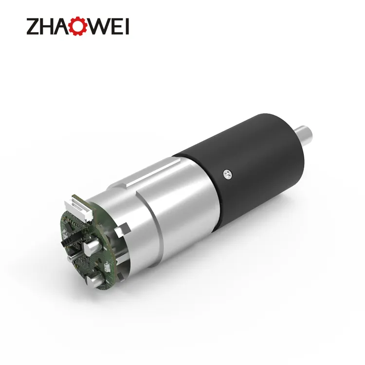 Zhaowei motor gigi tanpa sikat 12v 9 volt, motor gir tanpa sikat 60w 900rpm dengan kotak gir untuk alat listrik