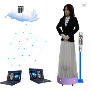 Robotlar servis uzaktan kumanda otel gıda teslimat robotu hastane özelleştirilebilir teslimat hizmeti garson robotu için 4 kat - Product Image 4