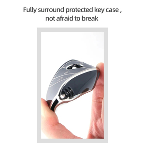 Betterhumz TPU Car <strong>Key</strong> Case Cover Protective Shell <strong>Key</strong> Holder <strong>for</strong> Mercedes benz a B C R G Class GLK GLA AMG W204 W205 W212 W176 - Product Image 3