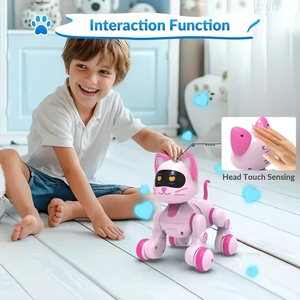 Interaktives Smart Robot Katzen spielzeug für Kinder Programmier bare Fernbedienung mit Touch Sensing LED Eyes Musikalische Funktionen - Product Image 6