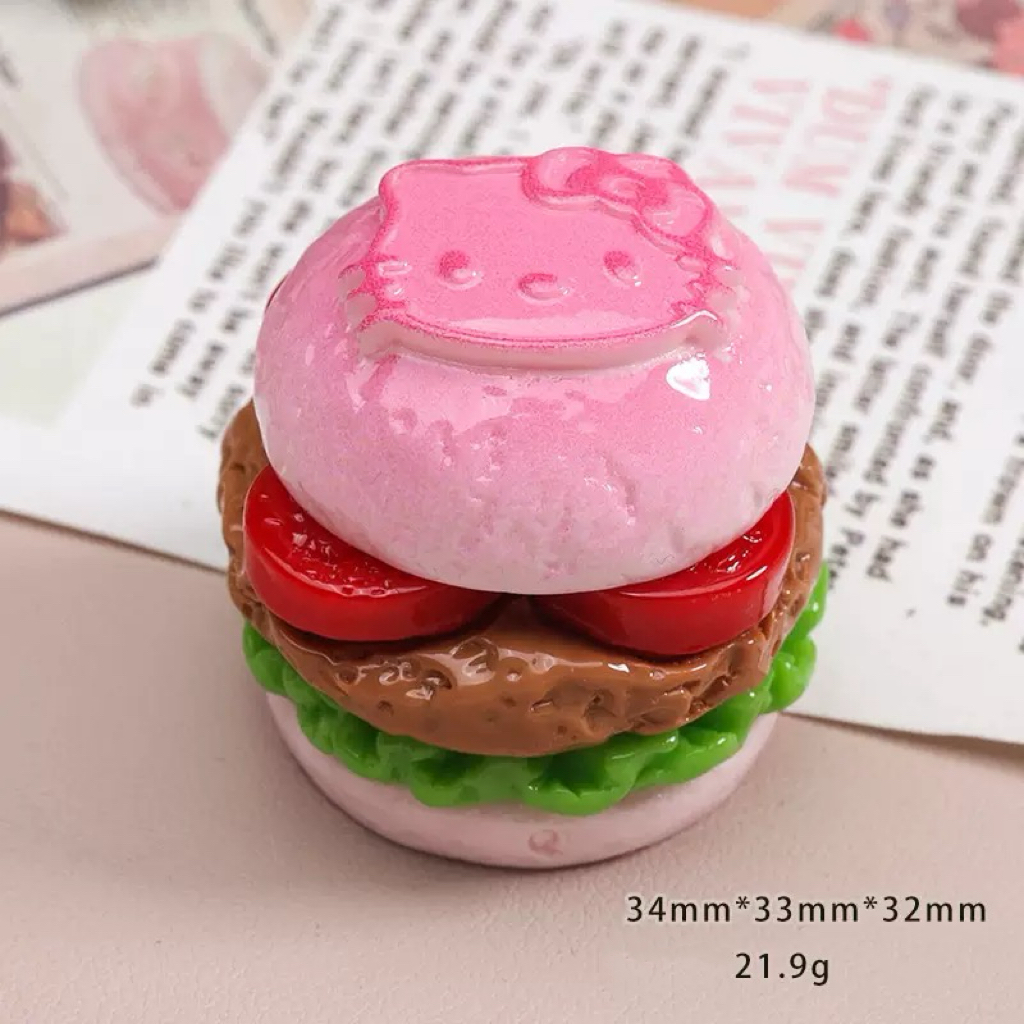 Stereo cat burger-pink