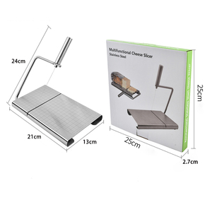 Thép không gỉ kim loại pho mát cắt có thể thay thế dây pho mát <span class=keywords><strong>Slicer</strong></span> với hội Đồng Quản Trị và đo lưới - Product Image 2