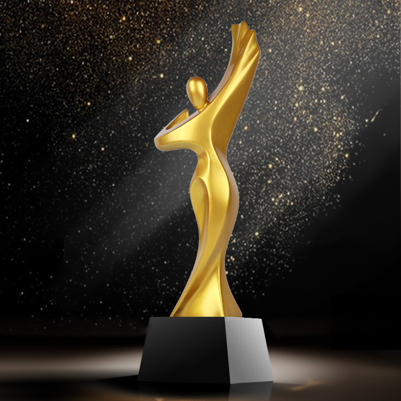 Shining Crystal gold resin trophy cup championship <strong>award</strong> resin sports trophy custom Souvenir gift School <strong>Awards</strong> - Product Image 1