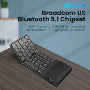 Rechargeable Battery Touchpad IOS <strong>Android</strong> Windows Mac <strong>OS</strong> Mini Portable <strong>Wireless</strong> Foldable <strong>Keyboard</strong> <strong>for</strong> Phone PC - Product Image 6