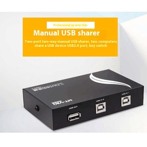 MT-1A2B-CF manuel 4-Port USB anahtarı 4x1 USB payı 4 bilgisayarlar için Switcher USB2.0 cihaz yazıcı paylaşımı ses Video aksesuarları - Product Image 2