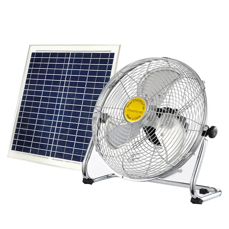Yüksek kaliteli güneş led fan ile GÜNEŞ PANELI 60w solar şarj, küçük ve taşıması kolay, iç ve dış mekan uygulamaları