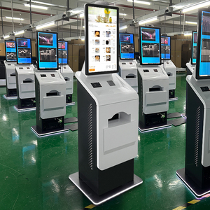 Kiosco DE SERVICIO DE autoimpresora táctil de 27 pulgadas, sistema POS, aceptador de monedas en efectivo, quiosco de pago, escáner de código QR para estacionamiento en aeropuerto - Product Image 6