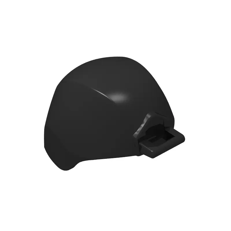 Pequenas partículas building blocks militar boneca acessórios Hair hat capacete 0.1KG