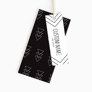 Proveedor de China, etiquetas colgantes de papel mate doble personalizadas baratas, etiquetas colgantes de ropa de papel personalizadas con cuerda - Product Image 6