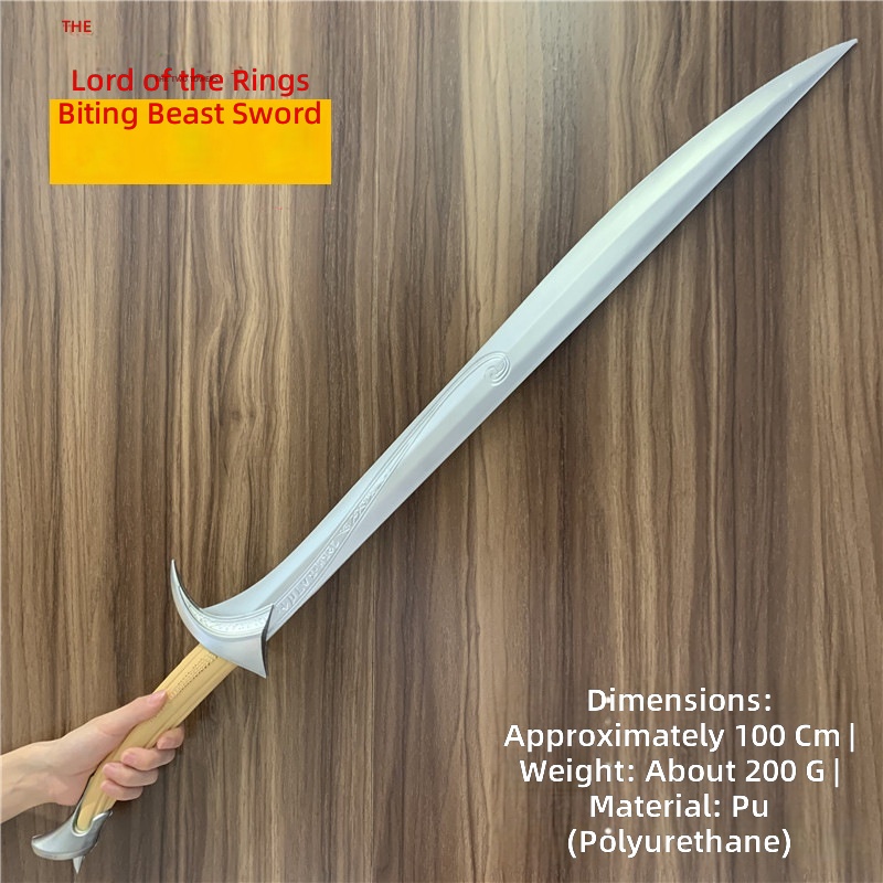 Épée de bête mordante du Seigneur des Anneaux