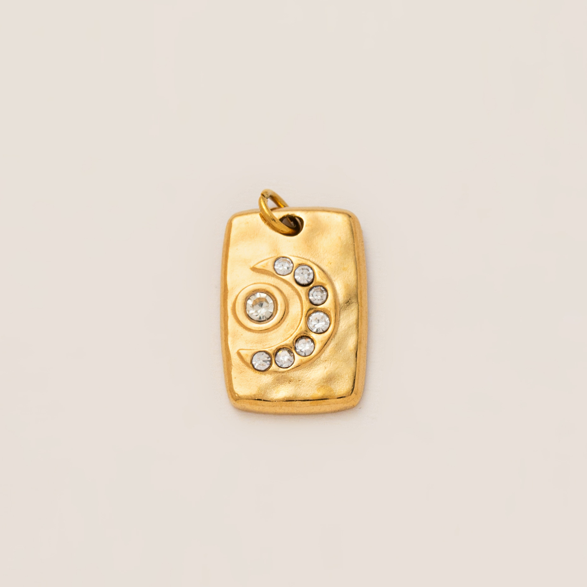 Square moon pendant