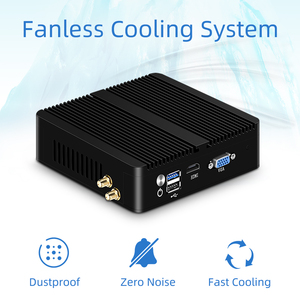 HelorPC Firewall Fanless Mini PC Intel Ce-leron Procesador N2830 DDR3 RAM mSATA SDD 4 Gigabit Ethernet WiFi Pfsense VPN Router - Product Image 3