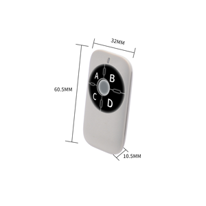 YET2211 nuovo design piccolo telecomando universale Wireless 433mhz 315mhz codice di apprendimento codice di rotolamento copia codice apriporta Garage