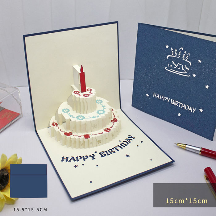 Blue Cake Envelope 150*150mm