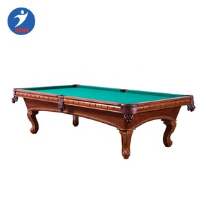 8 Ball Slate Billiard <strong>Table</strong> <strong>Multi</strong>-<strong>Functional</strong> Pool <strong>with</strong> Solid Wood Legs - Product Image 6