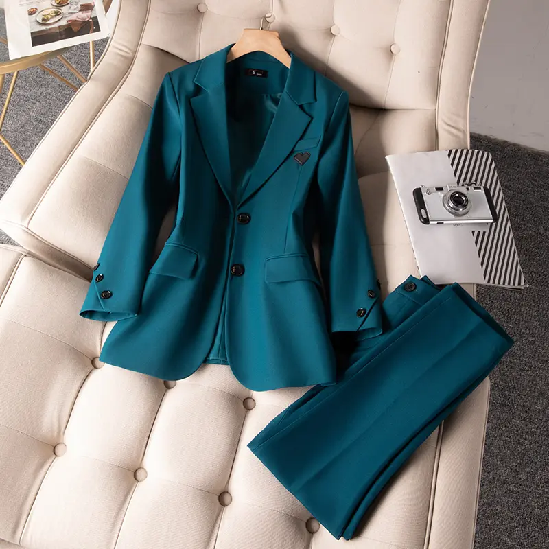 Blazer feminino formal de escritório, casaco de luxo para mulheres elegante