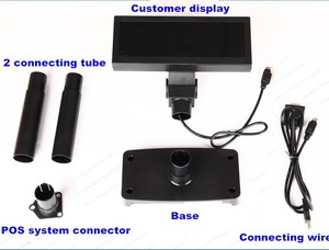 Поддержка нескольких языков, VFD POS дисплей клиента, не сенсорный экран USB или RS232 с 20x2 линиями - Product Image 5