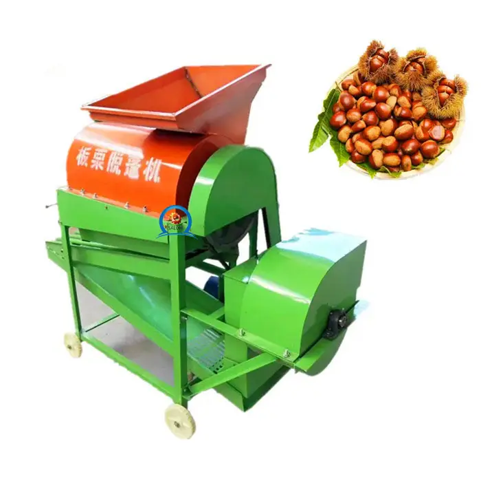 Vendita calda cinese chestnut thorn husking hulling machine nocciola sheller huller