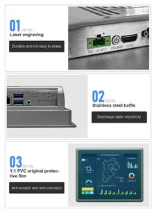 Supporto finestra Android Linux sistema i3 i5 i7 controllo automazione 10 pollici industriale tablet pc robusto - Product Image 5