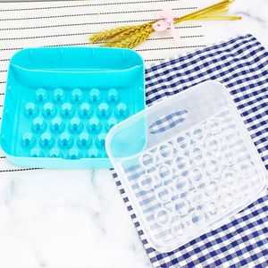 Cake Decorating Tools Set Transparent <strong>Kit</strong> Empty Russian Flower Stainless Steel Pastry Piping Nozzles Tip Storage Box - Product Image 3
