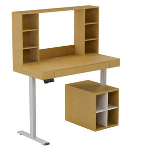 Tavolo per Computer durevole regolabile multifunzione usato in piedi tavolo per Computer regolabile in altezza scrivania per Computer con libreria - Product Image 6