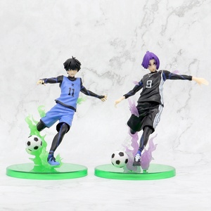 Anime mavi cezaevi Jie Shiyi arı Le futbol oyuncu PVC el yapımı modeli geri Fu Cheng Shilang Ling Wang - Product Image 2