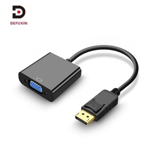 DisplayPort a VGA Adaptador Convertidor Cable 1080p DP 1,2 Fuente de video a VGA Monitor Cable Adaptador Digital a analógico - Product Image 1