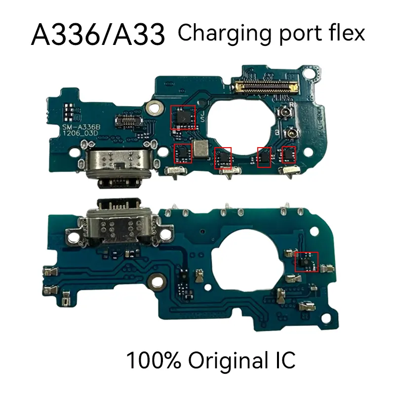 सैमसंग A256 5G A317 A336 के लिए मूल USB पोर्ट चार्जर डॉक कनेक्टर चार्जिंग बोर्ड फ्लेक्स केबल