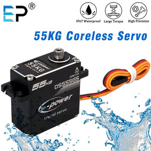 E-power Digital <strong>Rc</strong> <strong>Servo</strong> Factory Price Custom 55kg Waterproof <strong>Servo</strong> for Fixed Wing Toy PartsCoreless