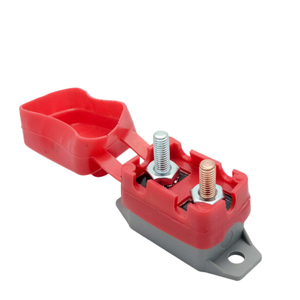 Interruptor de circuito y cubierta de doble batería, fusible de reinicio automático, 10-50A Amp 12V - Product Image 3