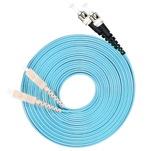 Hjfiber OM4จัมเปอร์ไฟเบอร์ออฟติคอล3ม. สำหรับ SC-ST เครือข่าย4G แบบปรับแต่งได้ - Product Image 2
