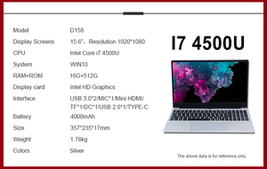 Factory Direct Laptop Core I5 Laptop Notebook prezzo di fabbrica Computer Gaming I5 I7 Made In China - Product Image 4