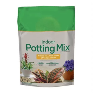 Biyobozunur toprak ambalaj poşetleri saksı Mix pirinç yem tarım kullanımı için özel baskılı düz alt LDPE plastik torbalar - Product Image 6