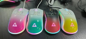Modello privato Mouse da gioco per Computer di alta qualità cablato USB7200 DPI Mouse da gioco programmabile retroilluminato a LED per PC - Product Image 6