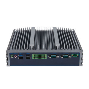Industrial Mechanical Fanless Dual LAN Mini PC Interconnect I3 I5 I7 Desktop 6 * COM VGA HD-MI WiFi /BT - Product Image 1