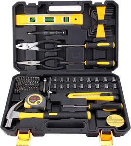 78 parça aracı kutu seti, ev ve siyah küçük araç kutusu için sarı araç kiti, tornavida seti manyetik İpucu aracı seti mekaniği kiti-001 - Product Image 3