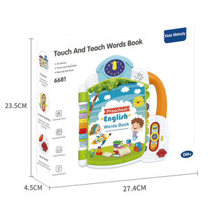 2024 Early Education Children Intelligent <strong>Learning</strong> Machine 108 Words Book with 3 <strong>Learning</strong> Modes Activity Sound Book - Product Image 4