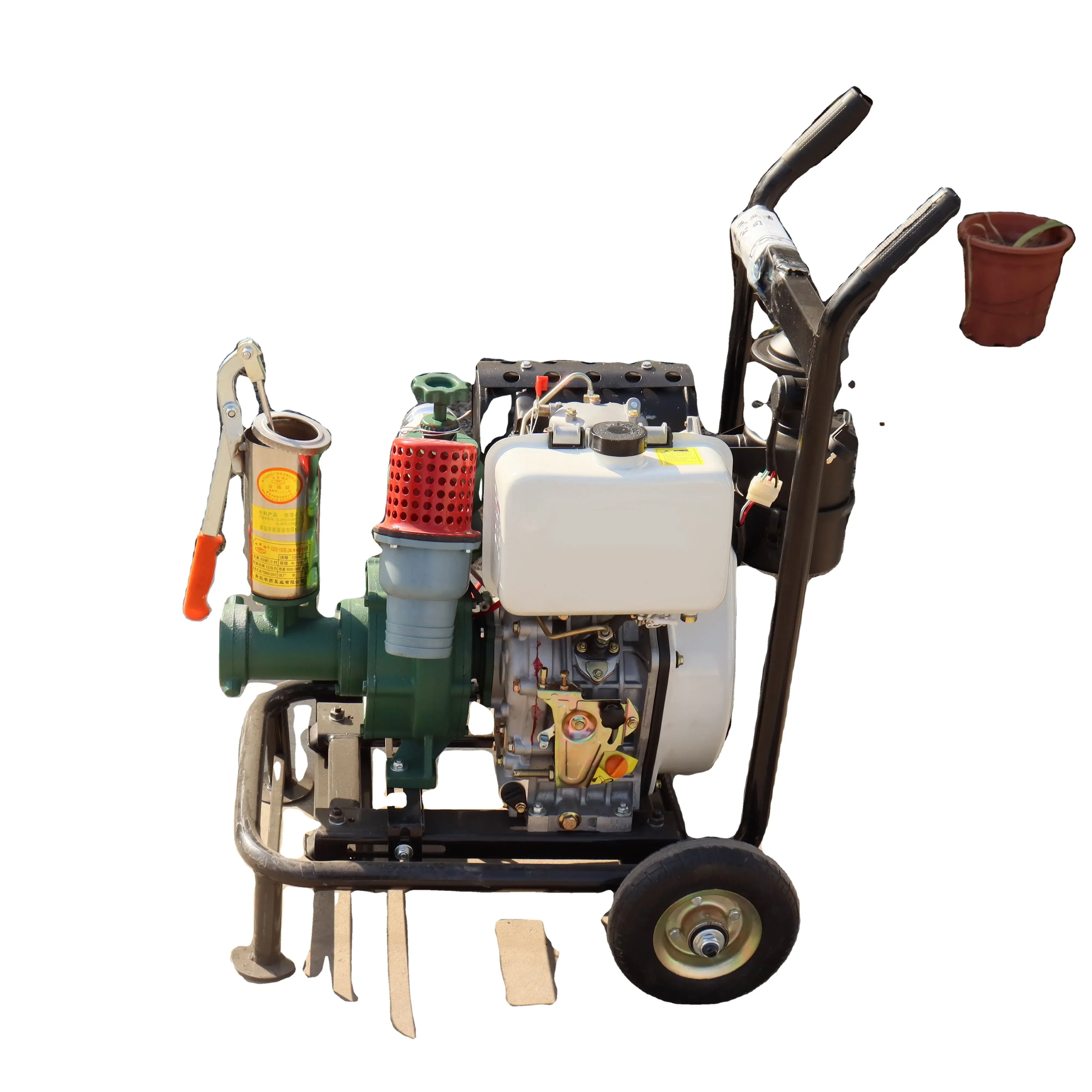 Farm Equipment Machines Rain Gun Sprinkler Agricultural Irrigation Diesel Water Pump