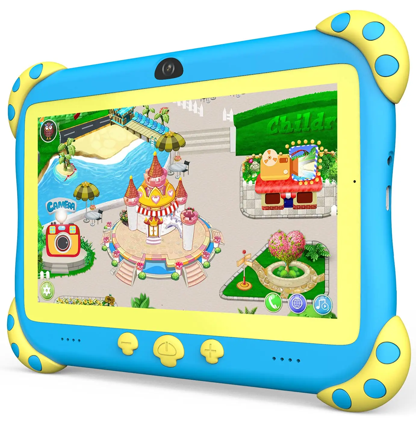 7 polegadas Crianças Tablet Quad Core Android 10 WiFi Dual Camera Tablets Jogos Educativos Controle Parental Tablet PC