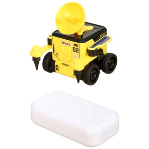 New Arrival Kids <strong>Self</strong> <strong>Assembly</strong> 2 in 1 Remote Control Mini Space Rc <strong>Robot</strong> Steam Diy Toys