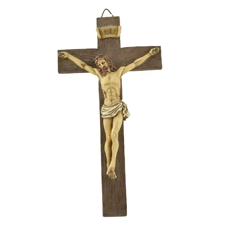 Decorações de casa jesus parede crucificada estátua religiosa cruz