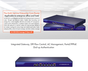 AC-BW520 is an big size Gateway based on CAPWAP <strong>protocol</strong> Support Load Balance backup and Superimposed multi-ISP access