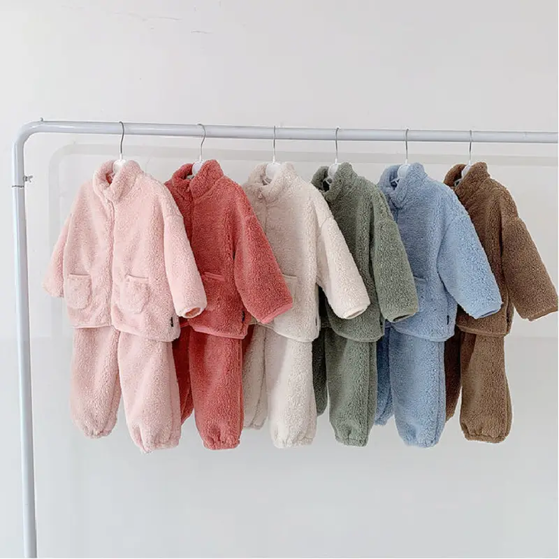 2022 New Arrival Unisex Winter Baby Clothing Sets Newborn clothes Soft Fleece Baby Girls' Clothing Sets