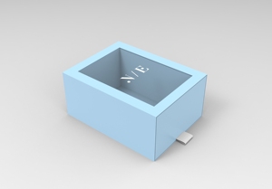 Logo personalizzato estrae il cassetto di imballaggio in carta scatola rettangolare con finestra aperta per estensione per capelli scatola regalo di lusso