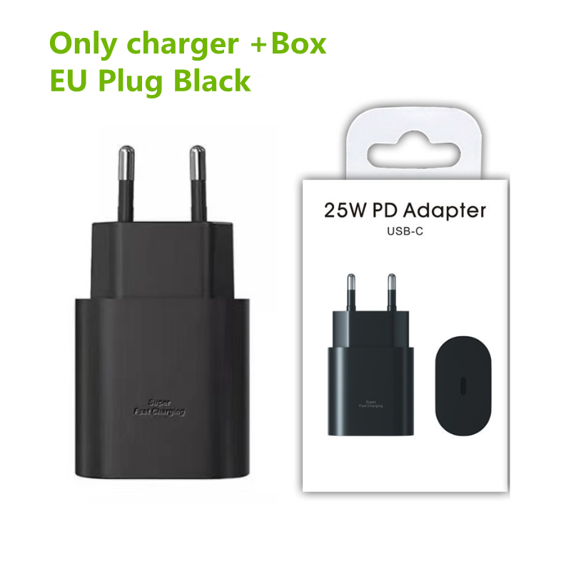 EU Black Charger+box