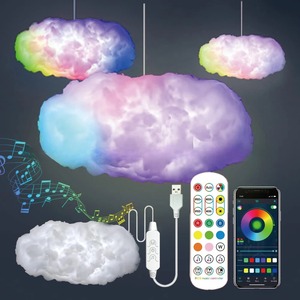 Creative Big Cloud Lightning Light , DIY Thundercloud <strong>LED</strong> Light,Atmosphere Lights for Gaming Room Party Garage Club Bar - Product Image 1