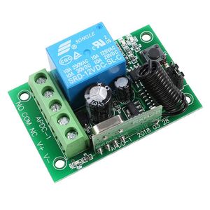 DC 12V 1 CH Channel RF Transmitter &amp; 433MHz <strong>Wireless</strong> Remote <strong>Control</strong> Universal <strong>Relay</strong> Switch Receiver with Learning Code - Product Image 3