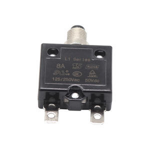 15 Amp Push Button <strong>Circuit</strong> <strong>Breaker</strong> 125-250V AC 50V DC L1 Series Manual Reset Thermal <strong>Circuit</strong> <strong>Breaker</strong> Thermal Overload Protector - Product Image 5