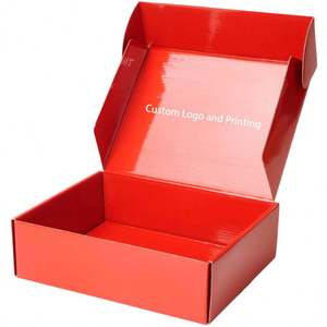 皇家定制印刷方形硬盒嵌套礼品豪华化妆品纸板包邮盒 - Product Image 2