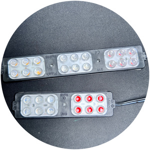 <strong>Led</strong> Module 12v High Brightness 650-720LM <strong>Led</strong> Red+blue Flash 155x26mm Car Side Light 12v 24v Burst Flashing <strong>Led</strong> Module Light - Product Image 2